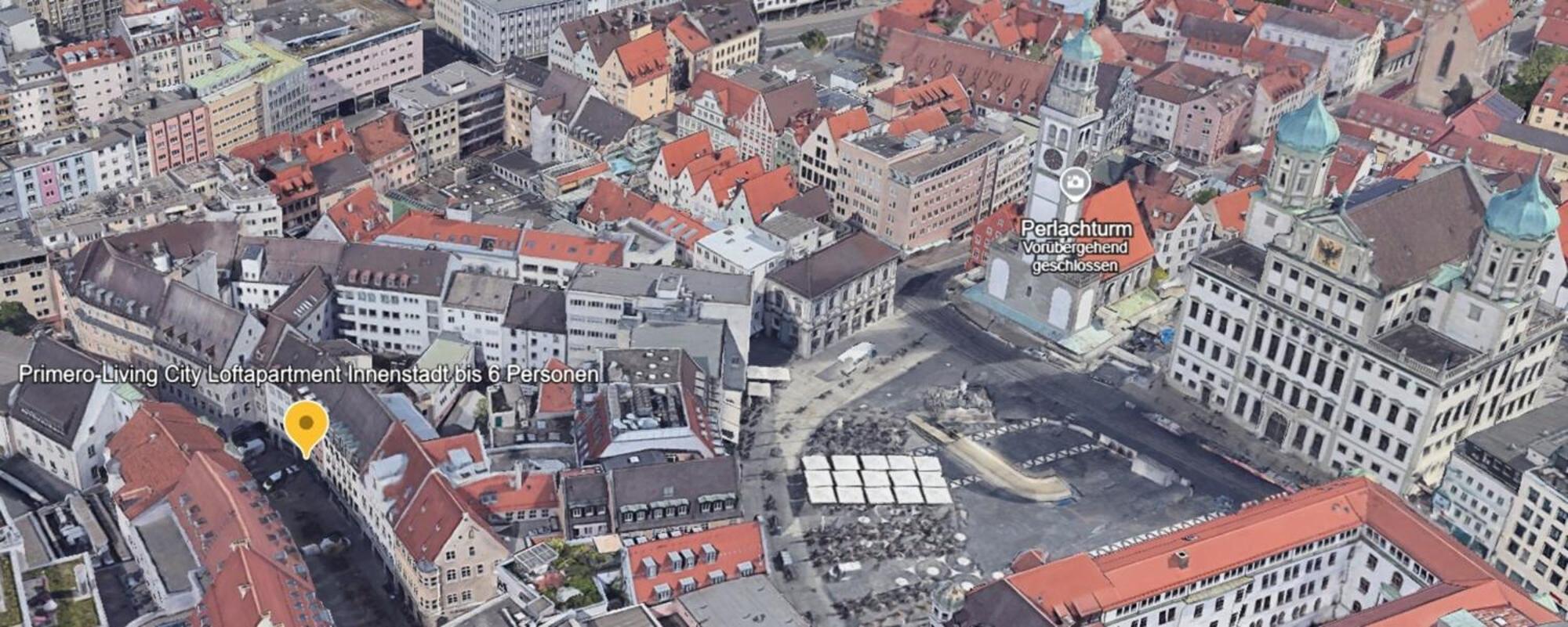 Primero City-Loftdomizil Innenstadt 84Qm Mit Grosser Gemeinschaftsterrasse אוגסבורג מראה חיצוני תמונה
